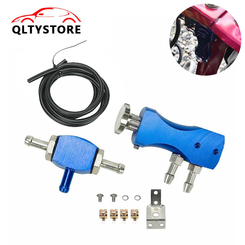Adjustable Racing Universal Turbo 1-30 Psi Manual Boost Controller Kit Blue