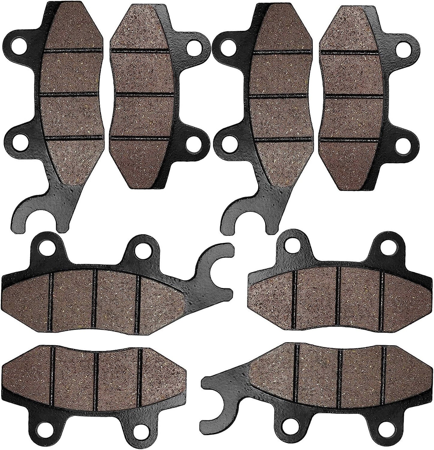 Front Rear Brake Pads for YAMAHA RHINO FHX/FDUX/FSEPX/FSEPX2/FSPX/FXGR/FXR 08-13