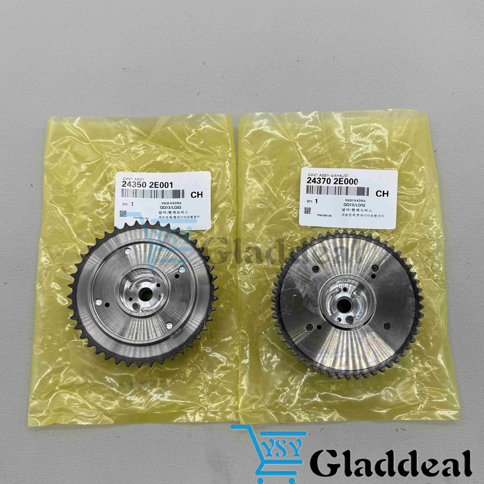 equipment manufacturer timing chain kit for exhaust, intake, and CVVT gears suitable for Kia Soul and for Hyundai for Elantra 1.8L.