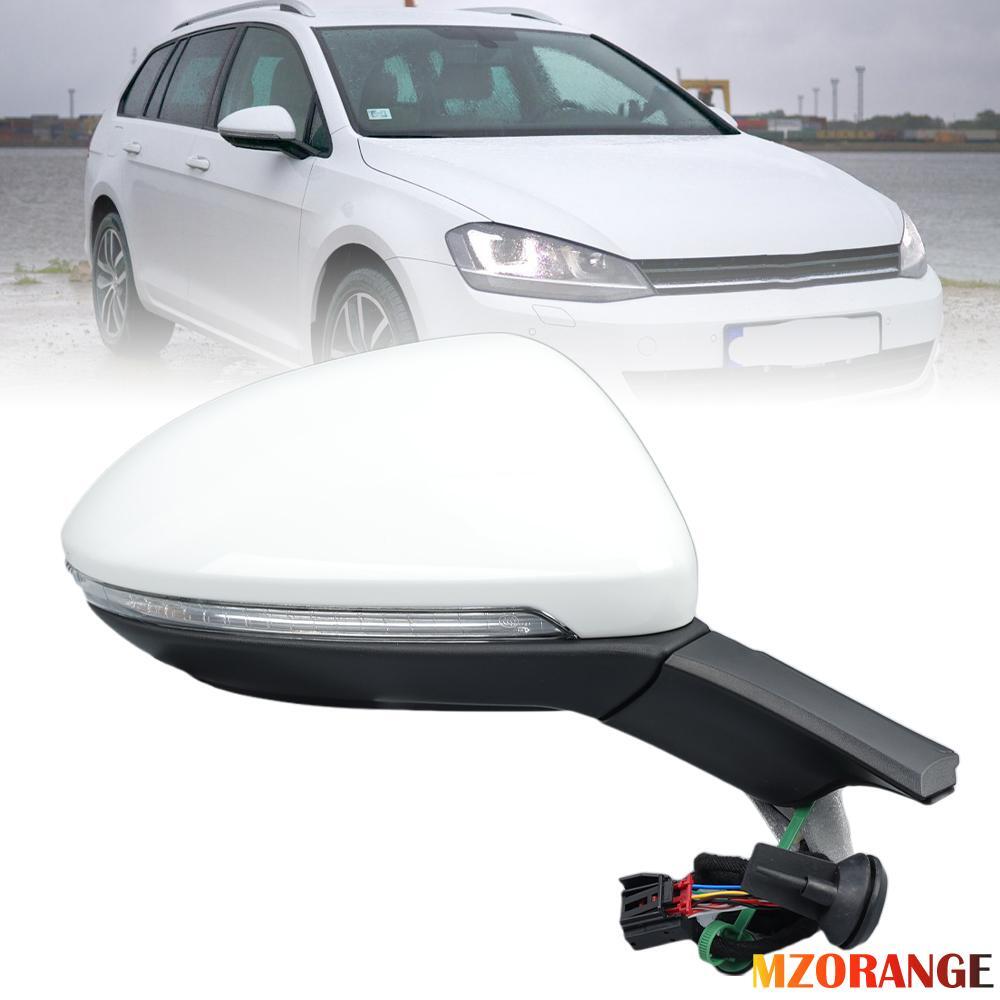 F¨¹r for VW for Golf VII MK7 12-20 Rechts Au?enspiegel Spiegel Elektrisch Heizung Wei?