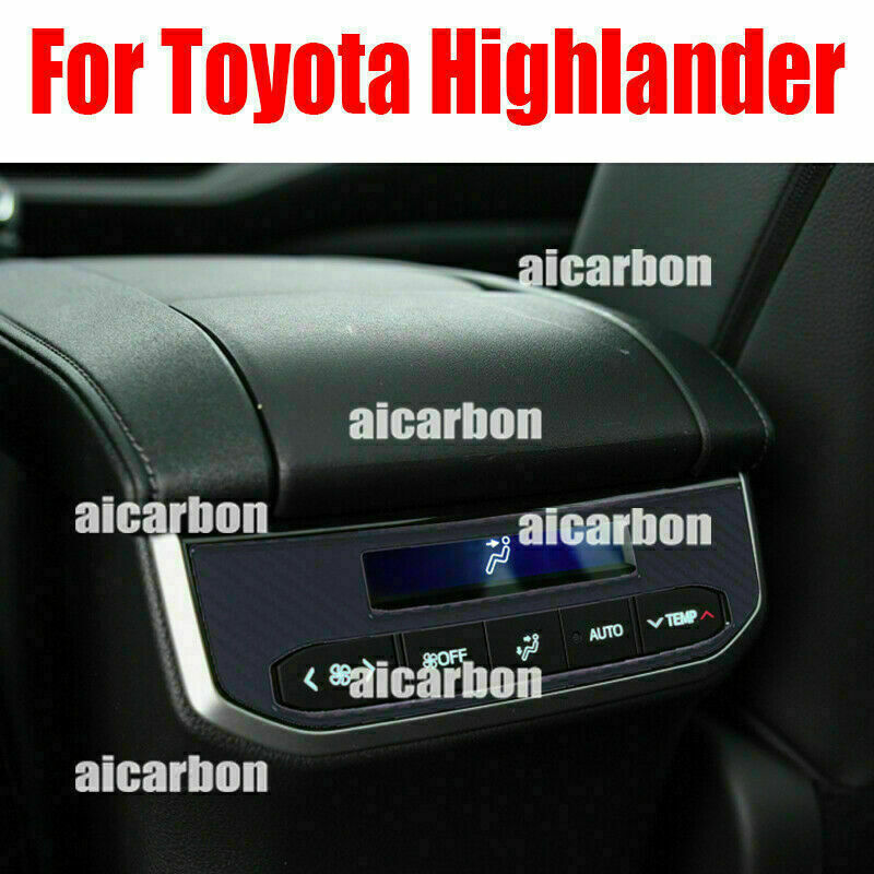 Red Carbon Fiber Rear Door Window Lift Panel Cover Trim for Chrysler 300 2005-07 v