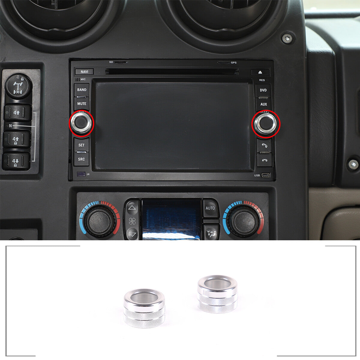 Matter Black ABS rear tailgate handle cover decoration for ta Tundra 2022-23- v