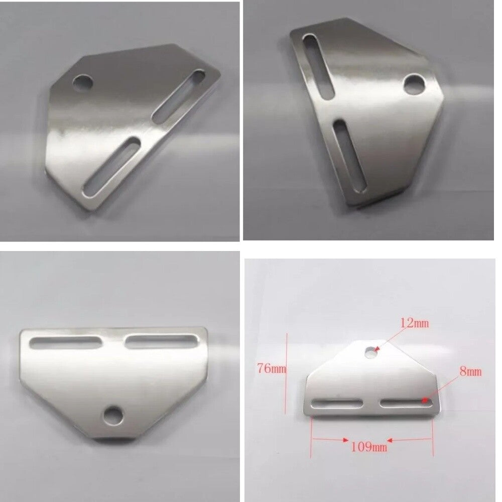 Motorcycle bottom mount headlight bracket adapter for Harley-Davidson Chopper n