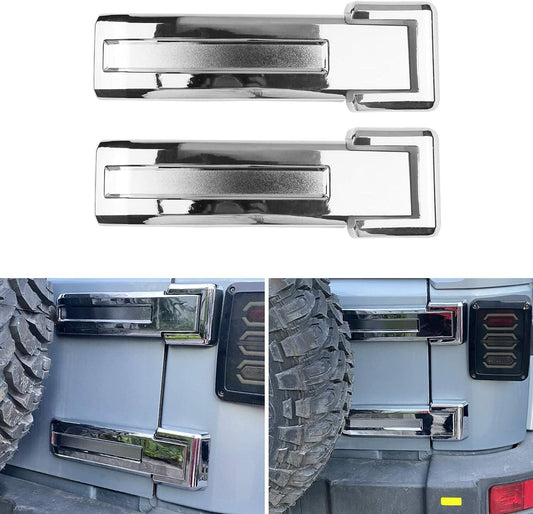 Rear Spare Tire Carrier Hinge Chrome Trim for Jeep for Wrangler Rubicon JK 2007-2017