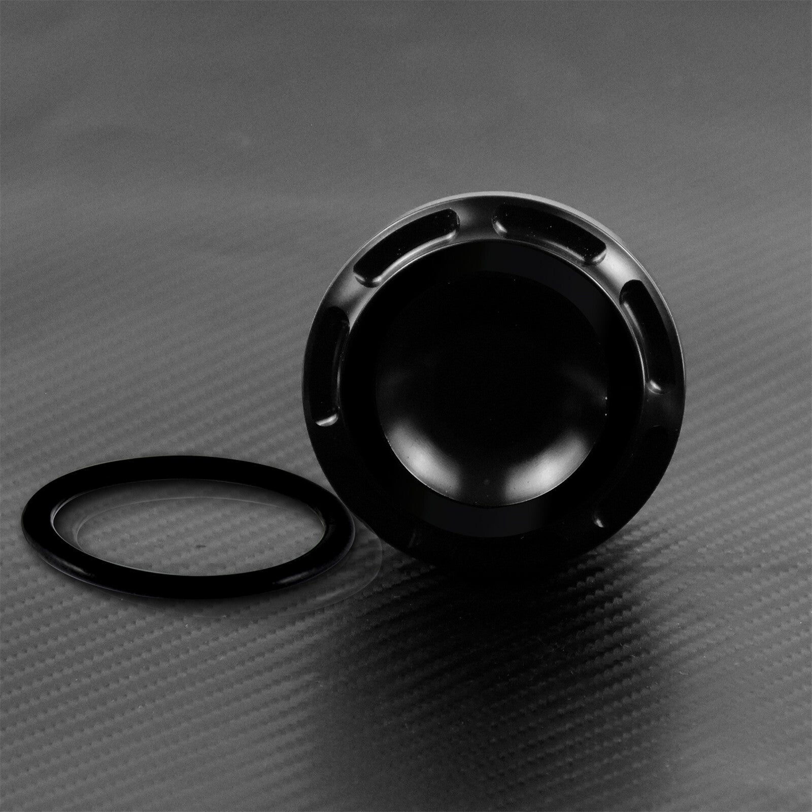 Motorcycle Fuel Gas Oil Tank Cap Cover Fit for Harley Sportster XL 1200 48 96-14