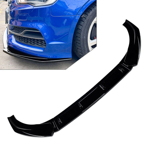 Front Bumper Spoiler Lip for Audi A3 S3 8V Pre-Facelift 2013-2016
