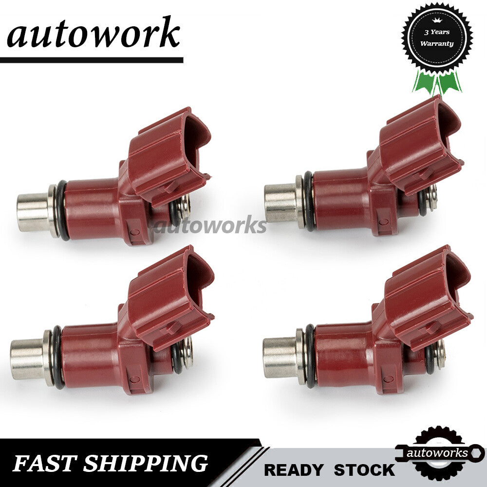 4Pcs Fuel Injector 6D8-13761-00-00 for Yamaha Outboard 4 Stroke 80BEL 75-90HP
