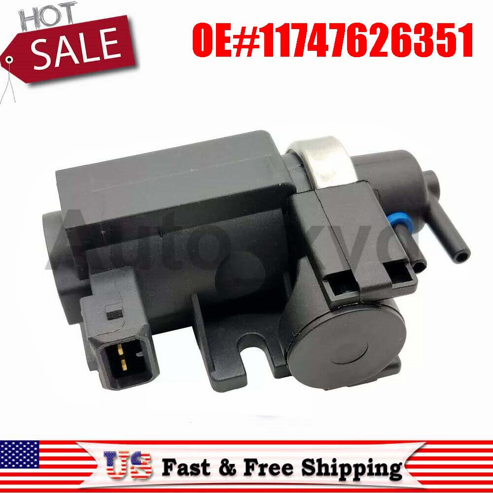 11747626351 Turbocharger boost solenoid valve suitable for BMW 135i, 335i, and 535i.