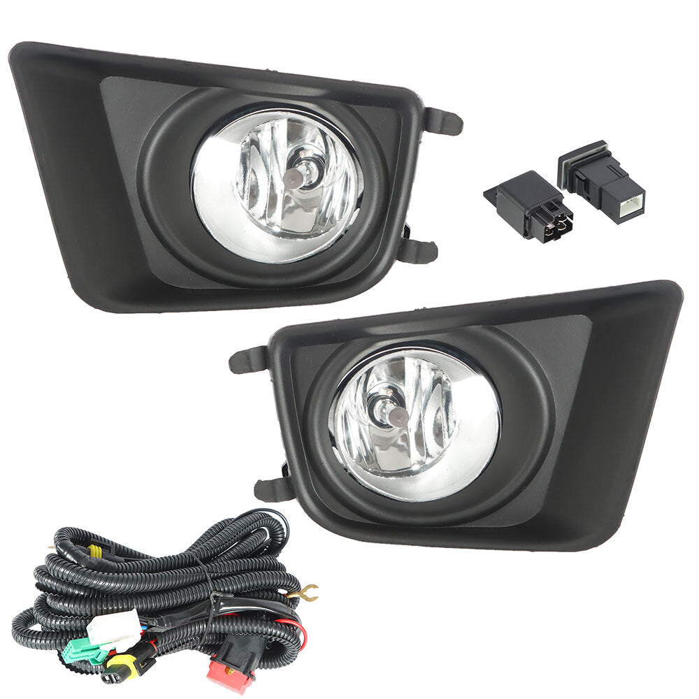 Suitable for 2012-2015 Tacoma fog lights, bumper lights, driving lights + switch + clear bulbs. n