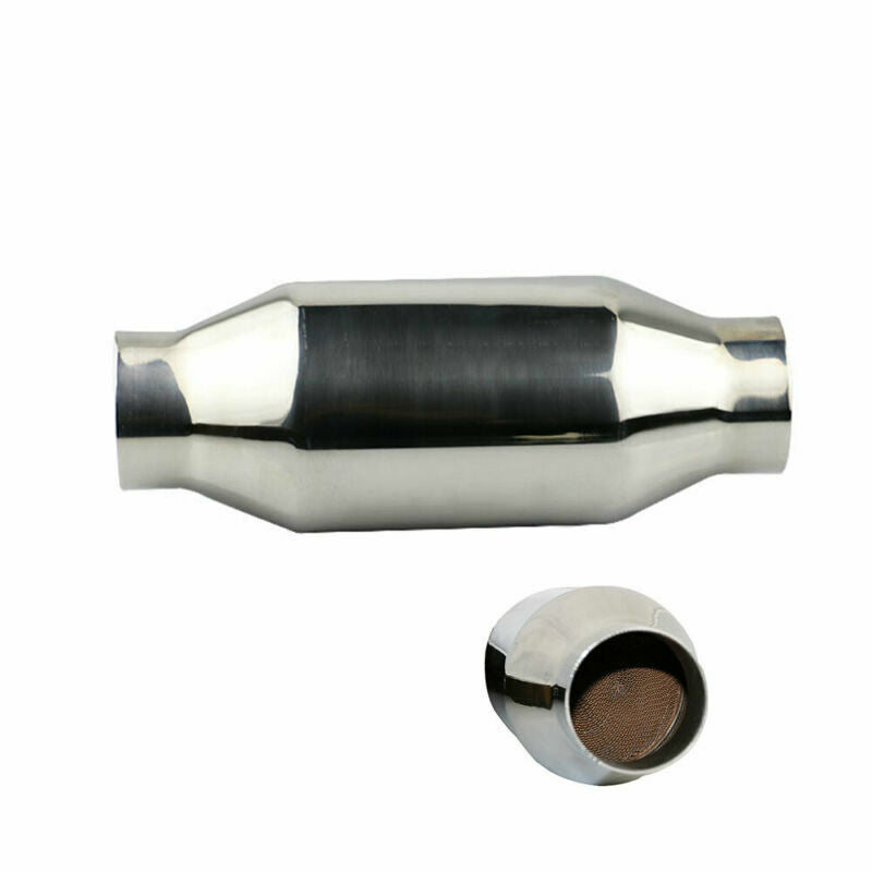 2.5'' Universal Euro5 Metal Catalytic Converter Replace for Exhaust Muffler