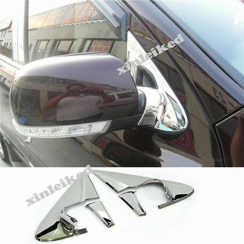 4p for Hyundai Santa Fe 2006-2012 Chrome Rearview Side Mirror Bracket Cover Trim