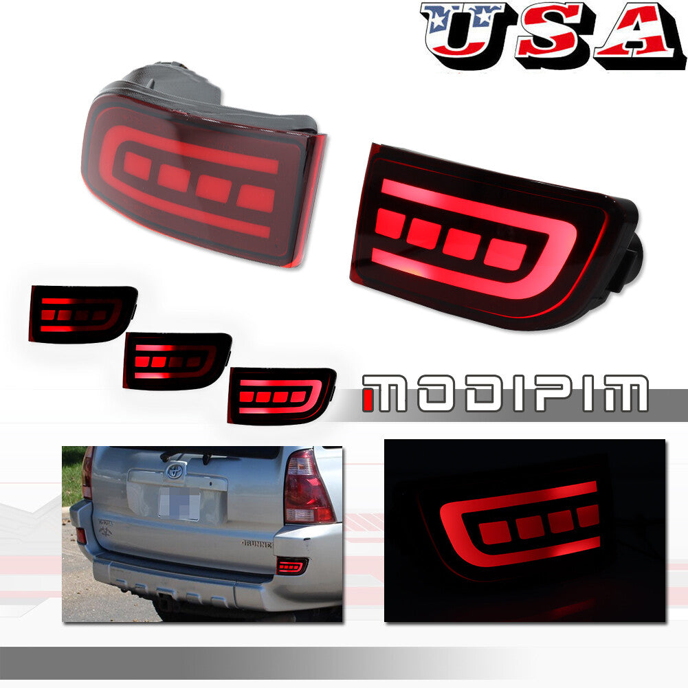 LED rear bumper brake light signal for Toyota 4Runner 2003-2005 and Prado 2002-2009.