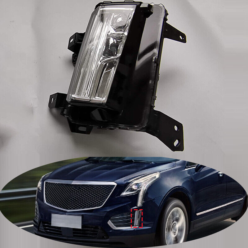 Left Side LED Front Bumper Fog Driving Light Replace for Cadillac XT5 2017-2020