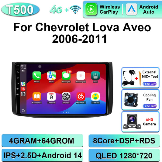 Android for Chevrolet Aveo Lova Captiva Epica 2006-2011 Car Radio CarPlay Player