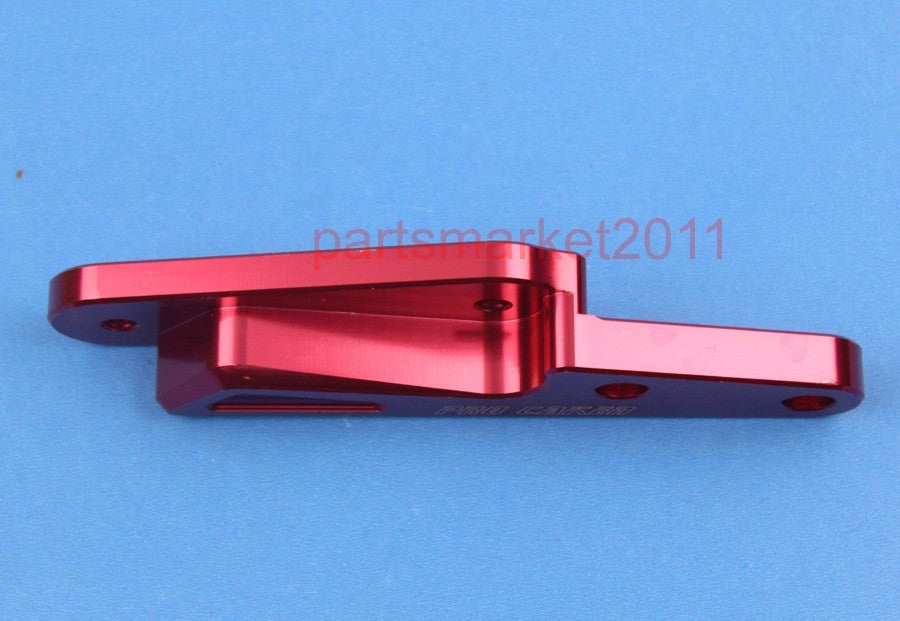 Red 320mm CNC Brake Caliper Rotor Bracket for Honda 4 Pot Caliper HF6 Bike