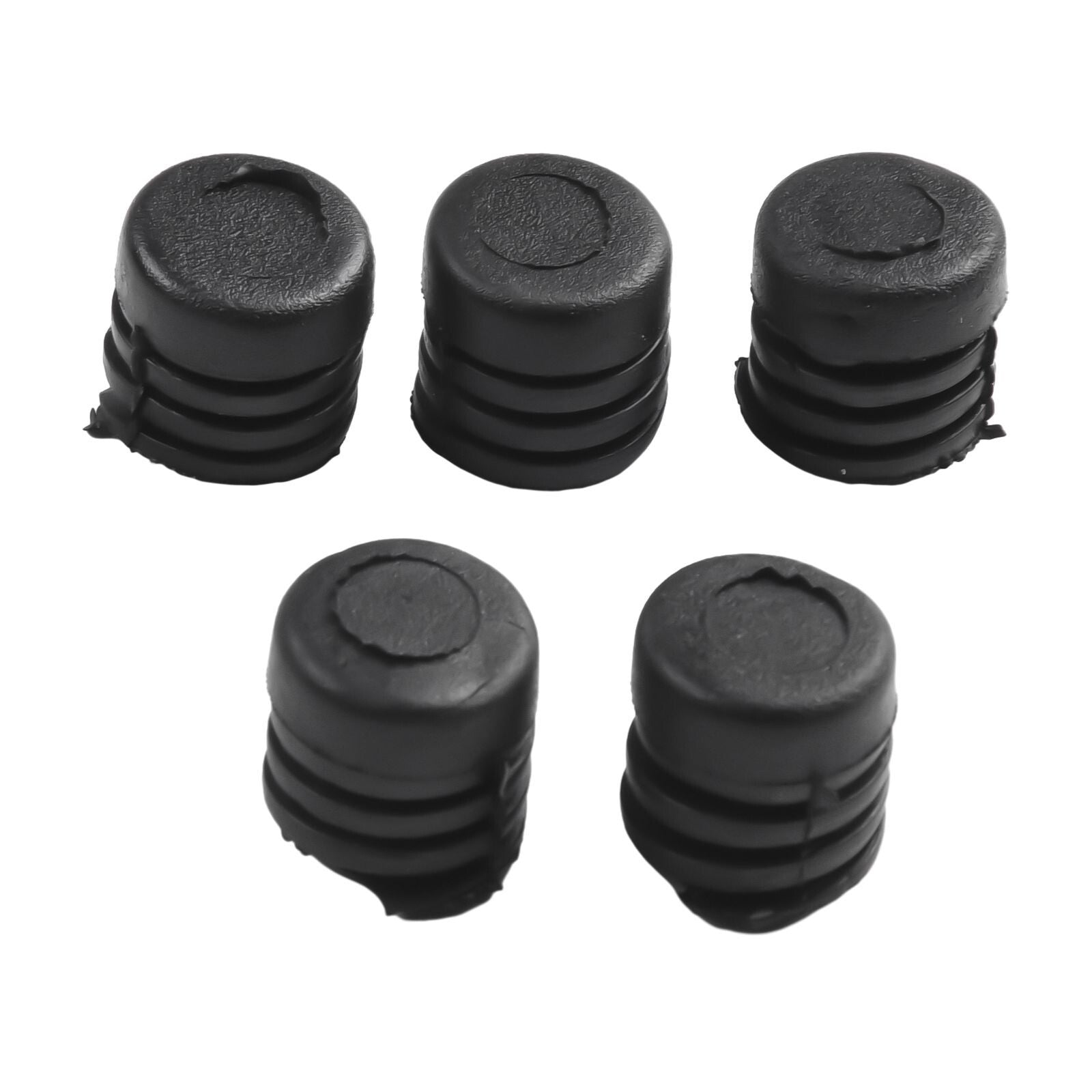 Premium Black Rubber Bonnet Buffer Hood Washer Bumper Parts for Nissan 5pcs Set