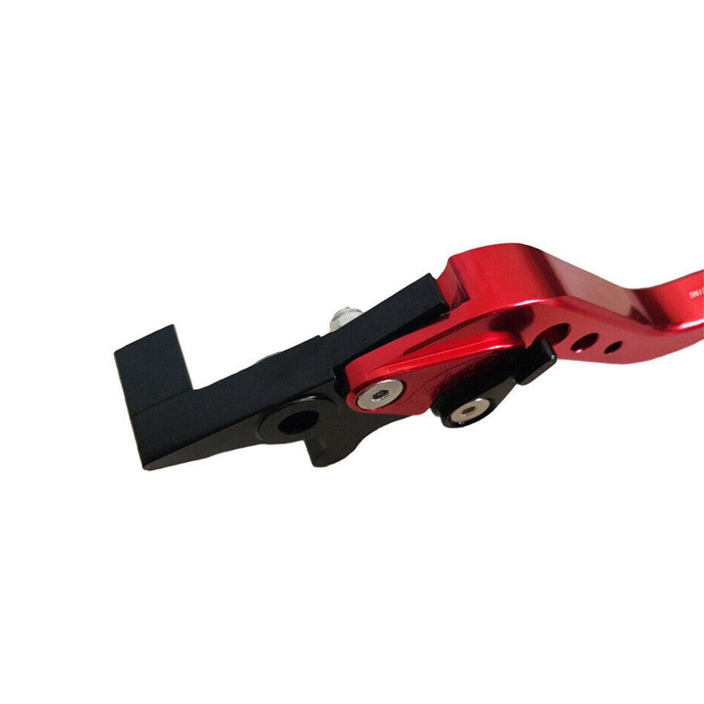 2Pcs/Set Motorcycle Brake & Clutch Lever Red For GY6 Q