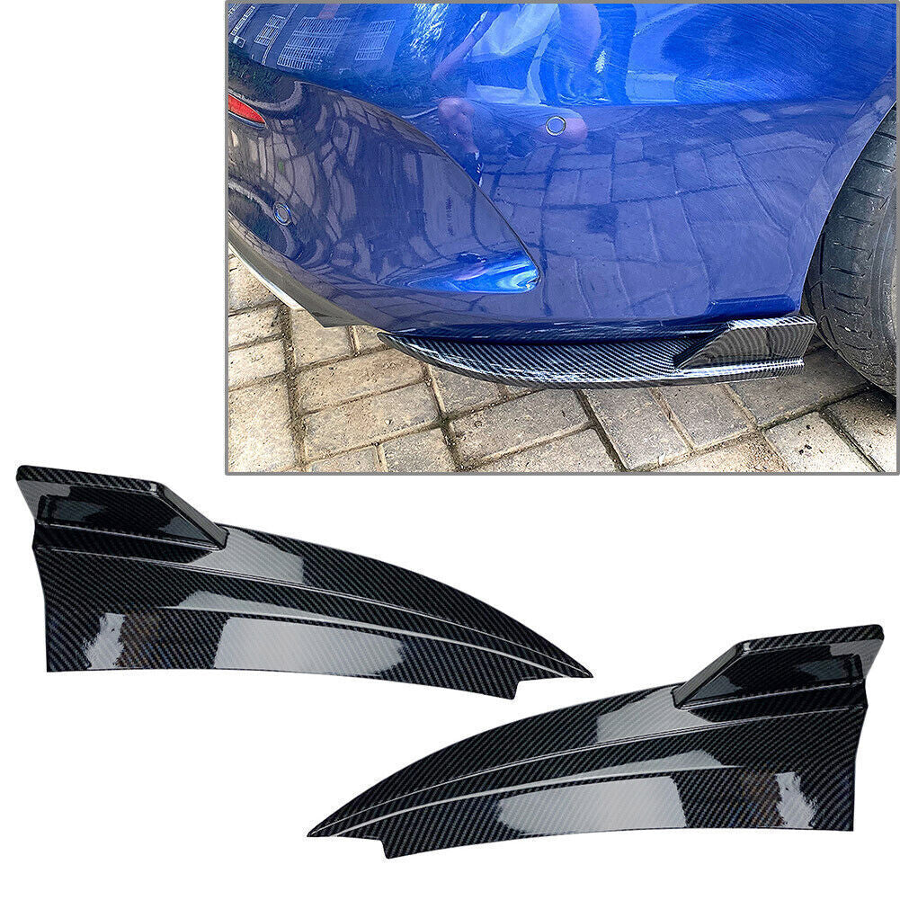 Rear Bumper Canard Splitter Side Vent for Benz C-Class W205 Coupe C205 C43 15-21