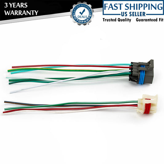 2PCS Neutral Safety Switch Connector 7PIN & 4PIN for GMC for Chevy 95-04 4L60E 4L80E Q