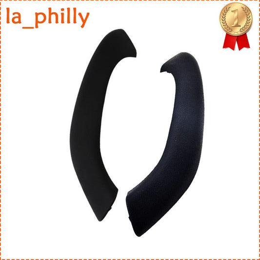 Pair Black Inner L+R Door Pull Handle Cover Trim Fit for BMW X1 X2 F48 F49 F39 16-20 Q