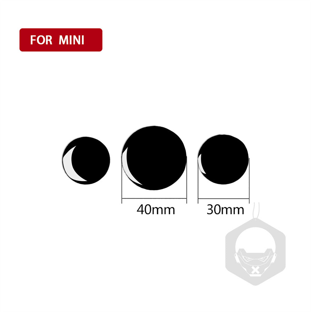 3¡ÁPiano Black Air Conditioning Switch Knob Cover for Mini Cooper F54 F55 F56 F60