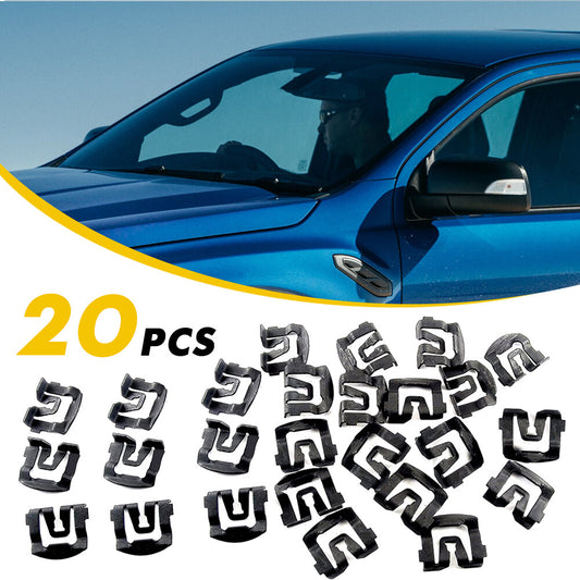 20pcs  for ford  Windshield & Rear Window Trim Molding Clips- 1964-1993 C5ZZ-6543413-B
