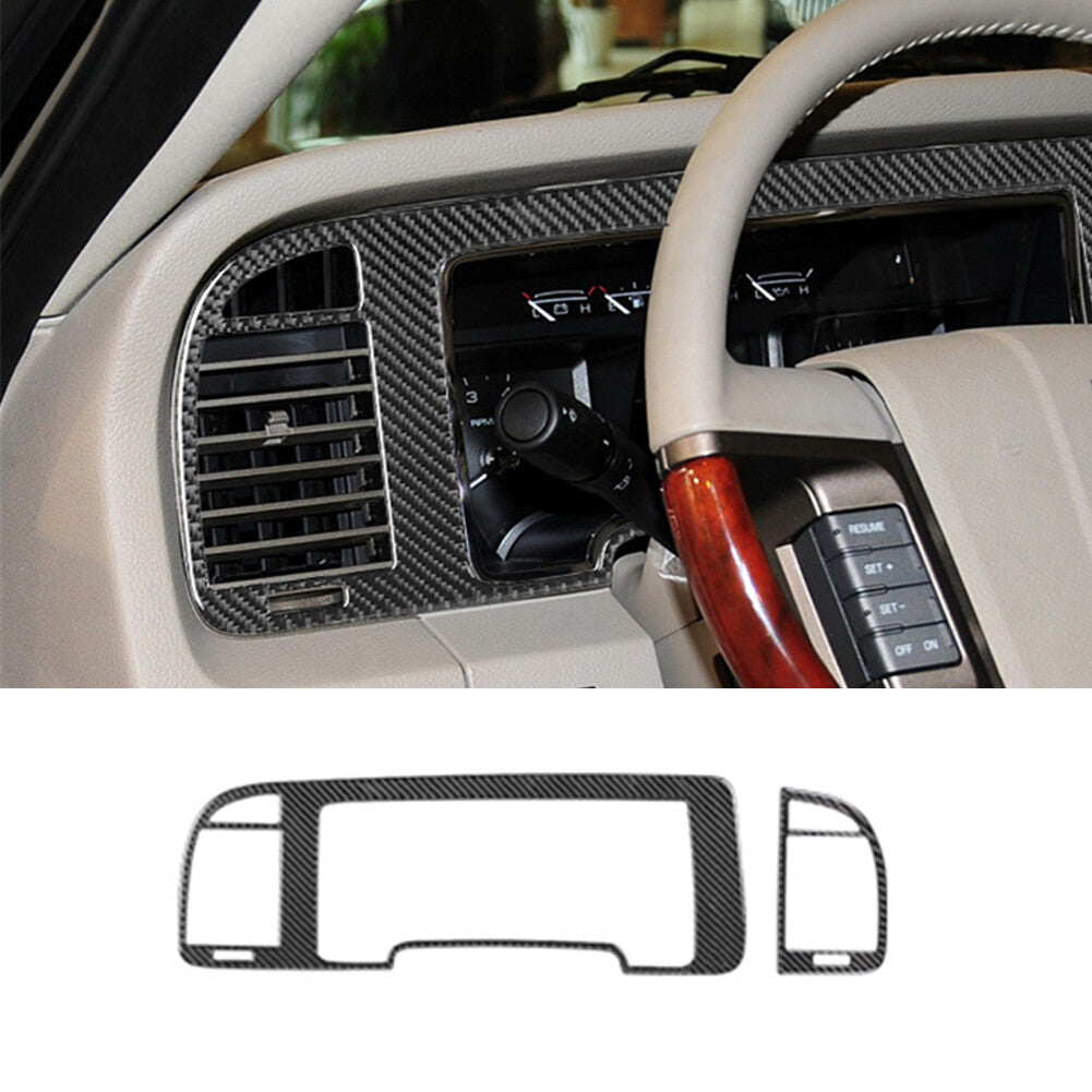 8Pcs Door Handle Trim Cover Carbon Fiber for VW Touareg 2011-2018 v