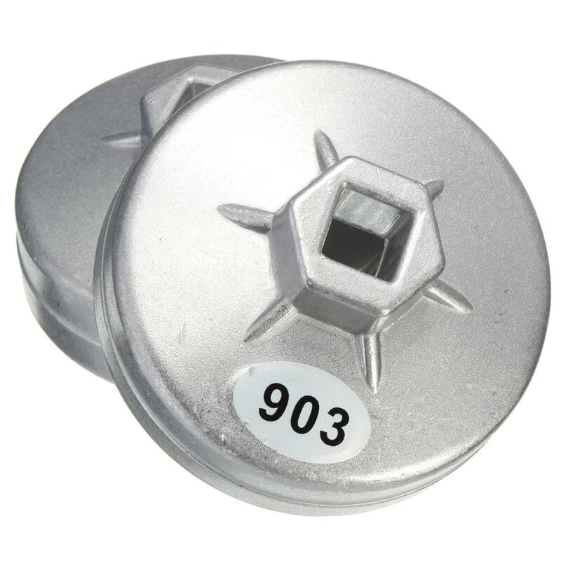 74mm 14 Flute Aluminum Oil Filter Wrench Socket Socket Remover Tool Universal