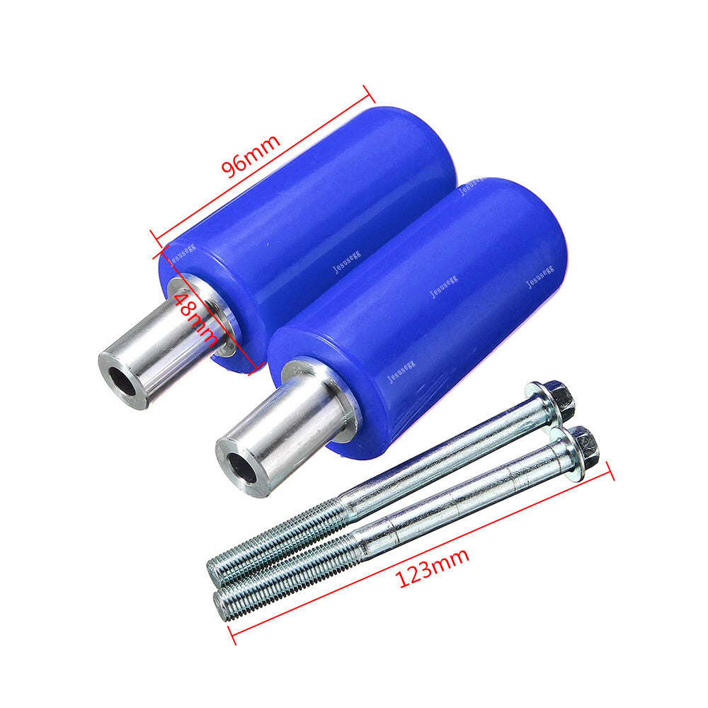 Motorcycle Frame car Slider Crash Pad Protector Refit Fit for Kawasaki Blue Q