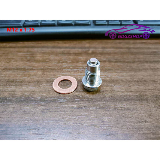 M12 x 1.75 Magnetic Oil Drain Plug with Washer for Toyota for Lexus for Nissan for Infiniti Q