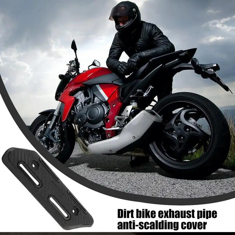 Motorcycle Exhaust Heat Shield PPS Protection Muffler Pipe Cover Guard Universal