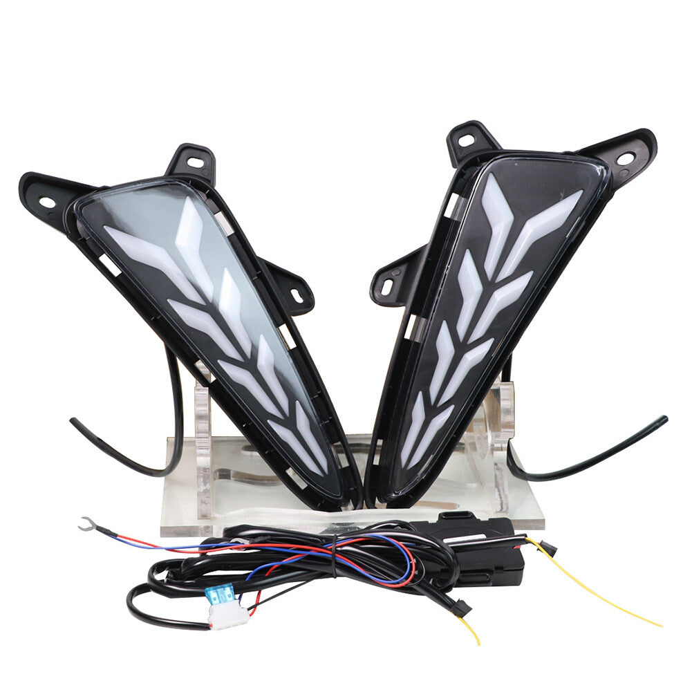 DRL LED Daytime Running Fog Lights Lamp Control Fit for Toyota CHR CH-R 2018-2019 Q