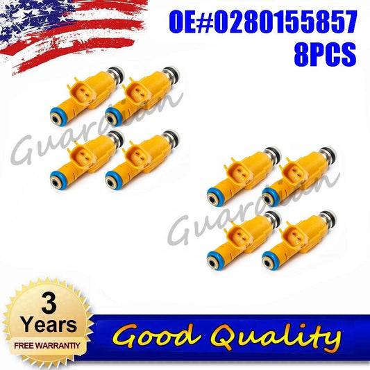 8x Fuel Injectors 0280155857 for FORD CROWN VICTORIA E-350 F-250 F-350 F-450