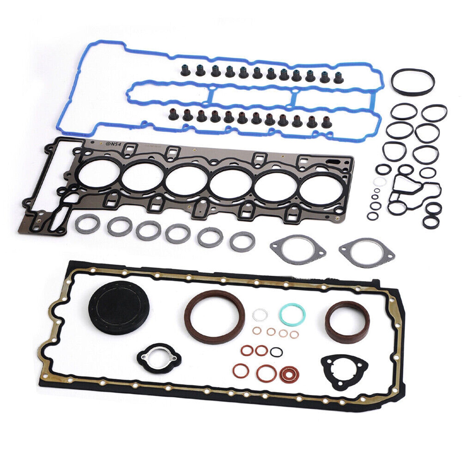 N54 Engine Pistons Cyliner Rebuild Kit Fit for BMW E92 E89 E60 E71 F01 X6 3.0 L6