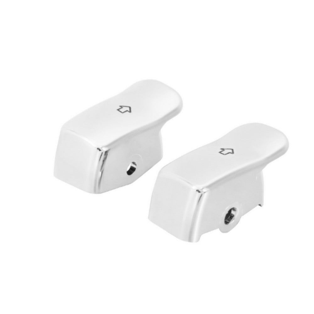Chrome Turn Signal Switch Button Covers Extended for Harley Sportster Softail