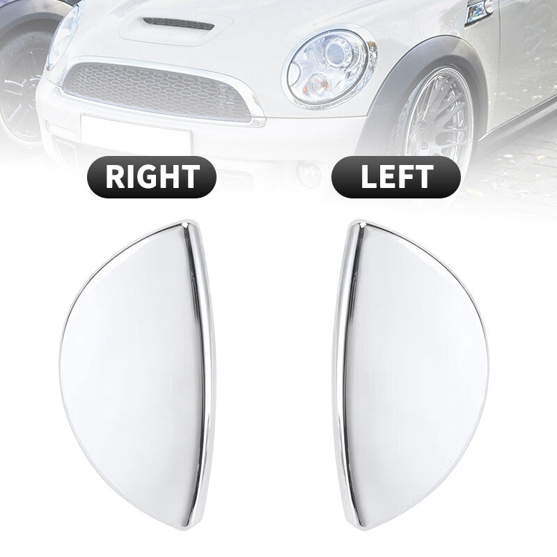 2Pcs Headlight Washer Nozzle Cover Cap for BMW for MINI Cooper R55 R57 R56 R58 R59