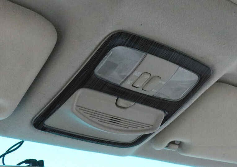 for Toyota Prado FJ/LC150 2003-09 Black Steel Reading Light Frame Cover Trim 2X