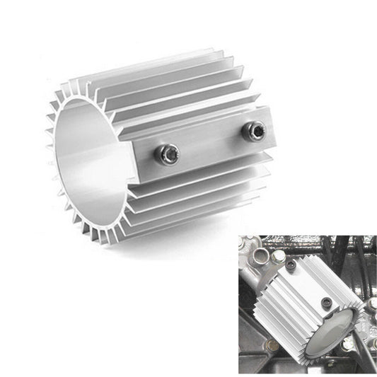 Silver Aluminum Oil Filter Cooler Heat Sink Cover Cap for BMW 2002 320i 318i m10 Q