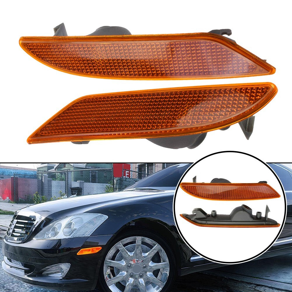 2x LED Front Bumper Side Marker Light For W221 S550 S600 2007-2009 SIDE LAMP
