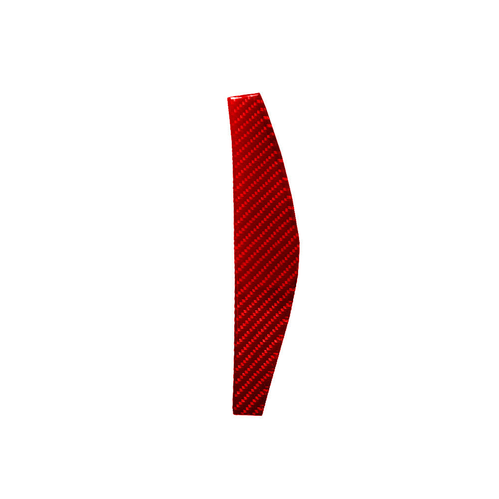 2Pcs Carbon Fiber Rear Door Decorative Strips Cover Trim for Suzuki Grand Vitara v
