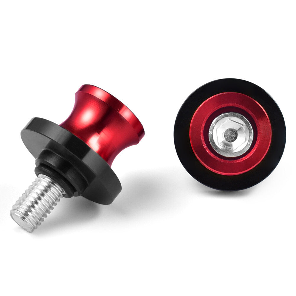 1pair Motorcycle Swingarm Spools Slider Stand Screw 8MM Thread for HONDA CBR Red