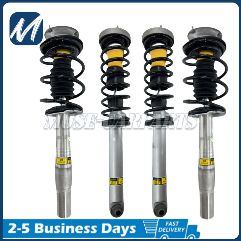 pair of front shock absorber strut assemblies with electric sensors fits for Jaguar XJ XJR X351 AWD 13-19