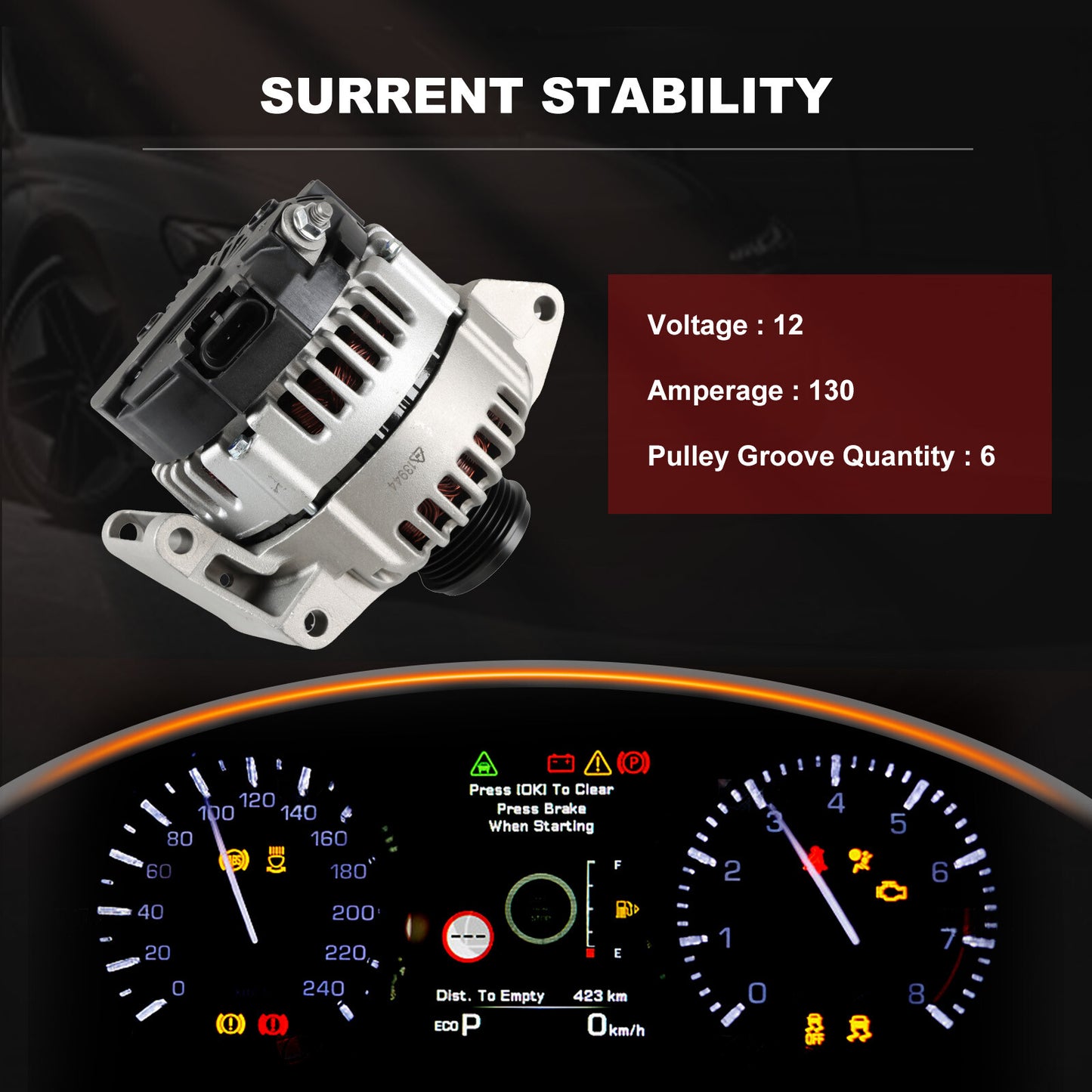 For 2007-2016 for Toyota for Sienna 2011-2016 Highlander 3.5L V6 Alternator 11326 150Amp