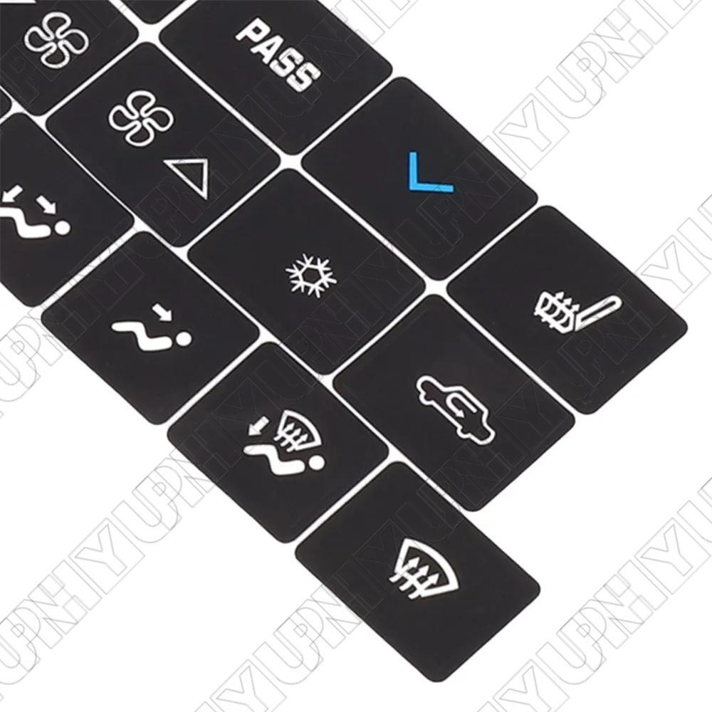 1 Set A/C Climate Control Button Repair Decal Sticker for Buick Lacrosse 2005-09