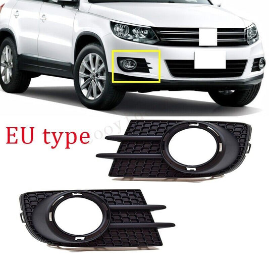 for VW for Tiguan 5N Europ 2012 2013 2014 2015-2018 Pair Fog Lamp Light Grille Cover