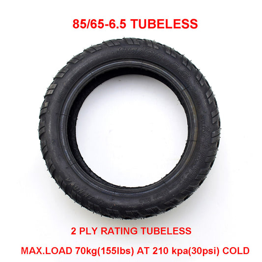 85/65-6.5 Electric Balance Scooter Off-Road Tubeless Tyre for Mini Pro Balance Bike
