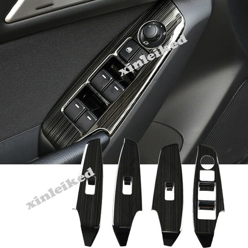 4X For Rogue 2021-2022 Carbon Fiber ABS Dashboard Air Outlet Cover Trim v