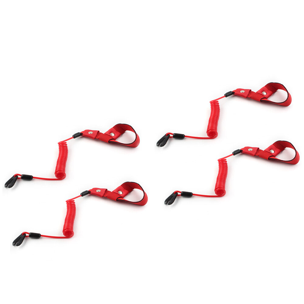 Stop Kill Key Floating Safety Wrist Lanyard for Yamaha Jet Ski Wave Runner 4PCS Q