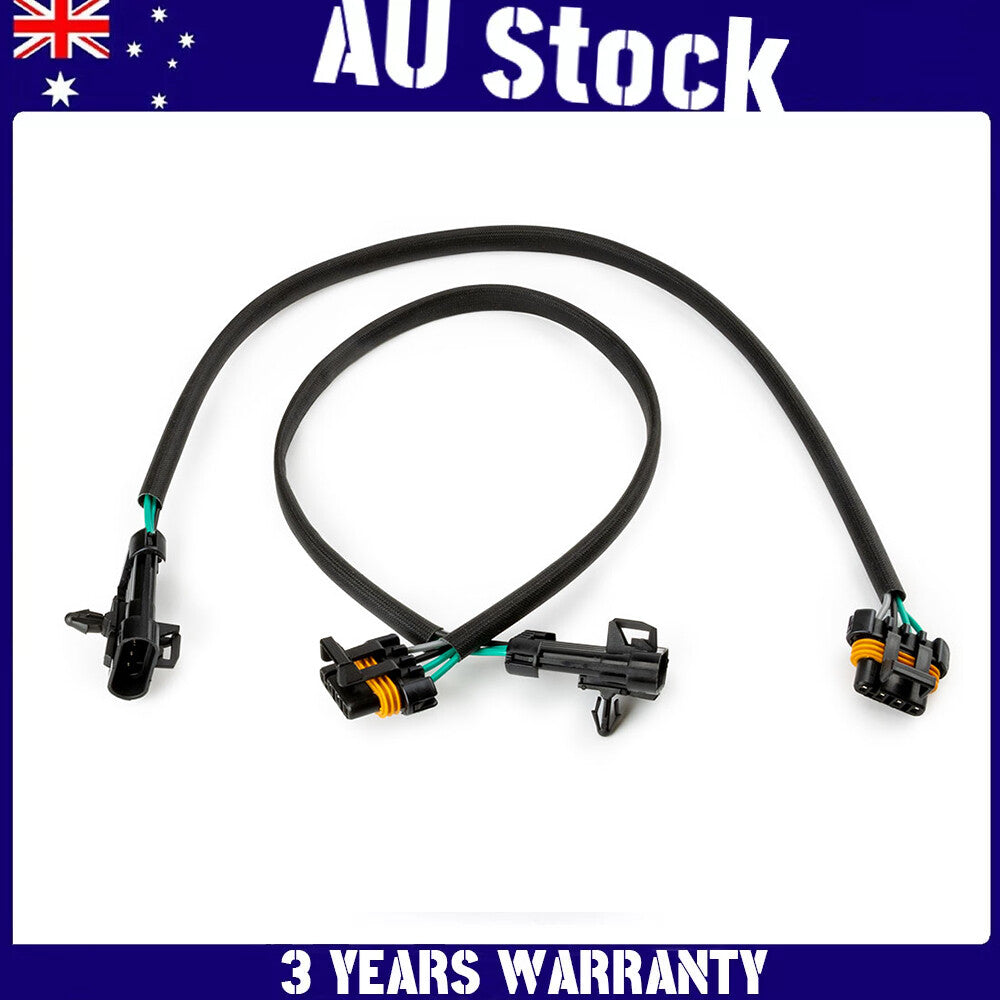 2PCS Black O2 Sensor Extension Lead Fit for Holden VZ VE LS1 LS2 LS3 L76 L98 NEW v
