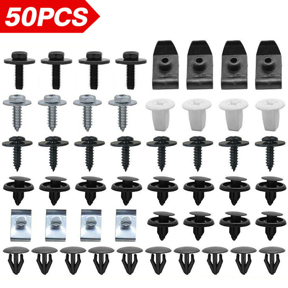 50x Fits for Lexus Underbody Mudguard Protective Bolts and Engine Cover Clips n